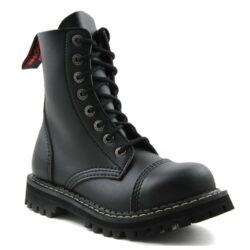 8-Loch Ranger Boot von Angry Itch, schwarz