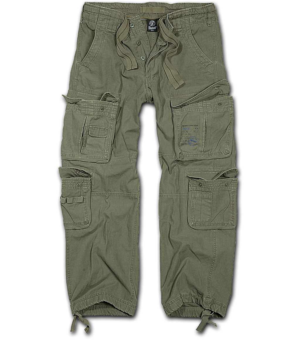 Cargohose "Vintage", olive – Bild 2