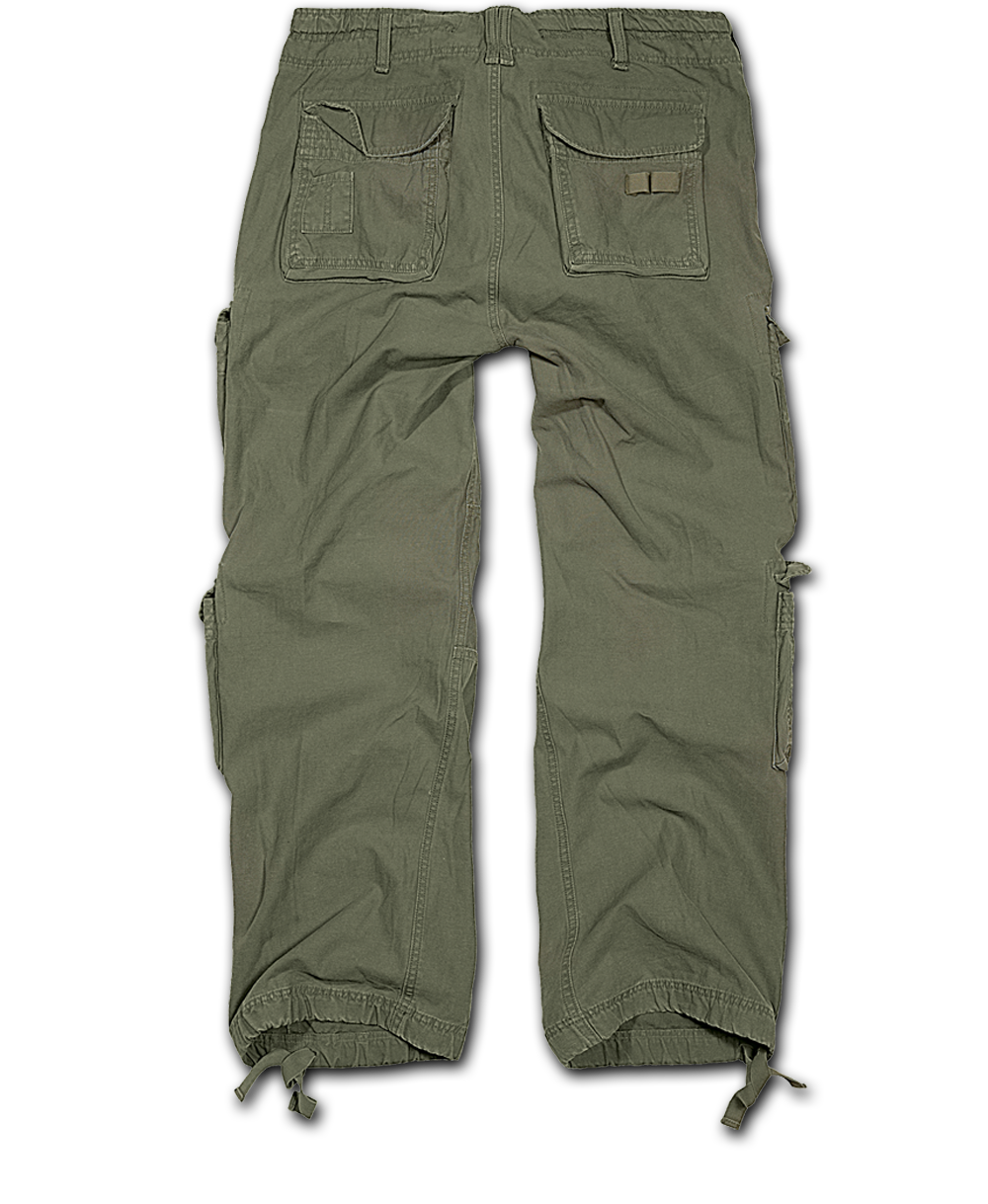Cargohose "Vintage", olive – Bild 3