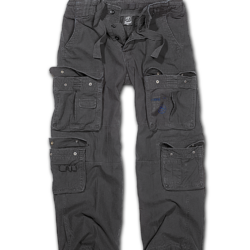 Cargohose "Vintage", schwarz