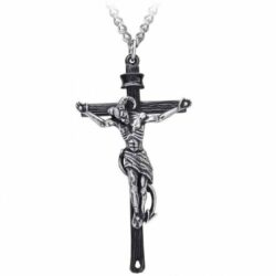 Halskette „Crucifaustan“ von Alchemy Gothic