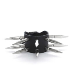 Lederarmband Langnieten (44 mm), 2 reihig