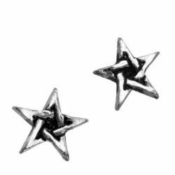 Ohrstecker „Pentagramm“ von Alchemy Gothic (Stückpreis)