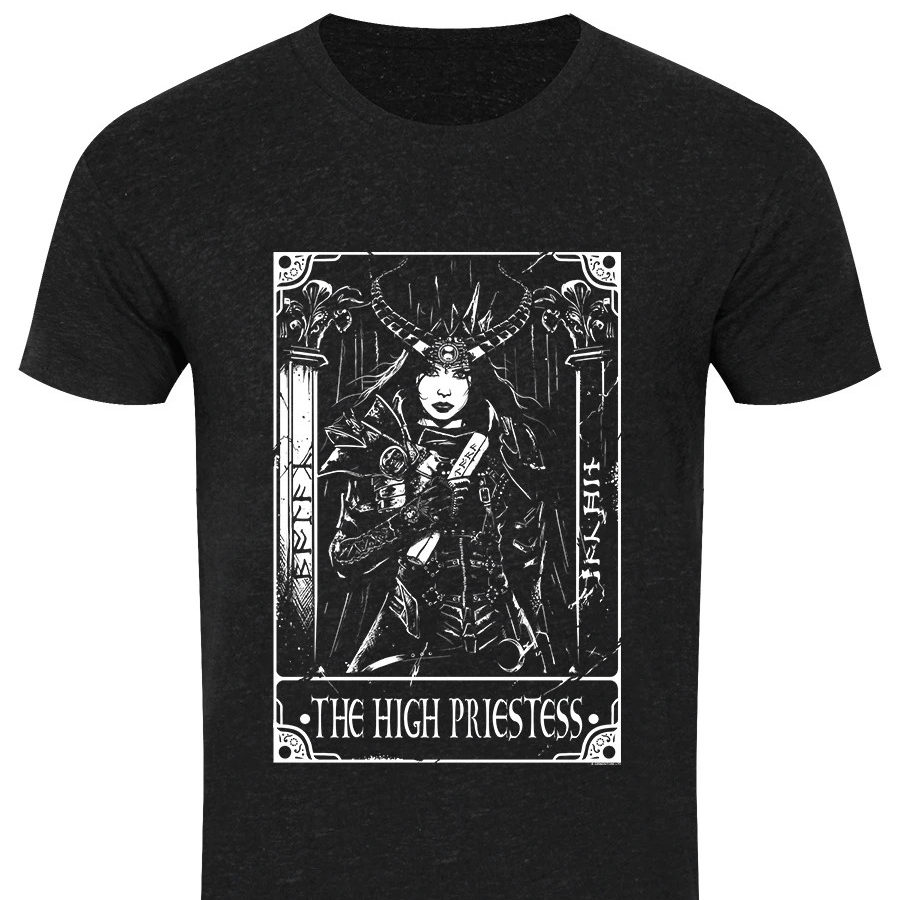 Unisex-Shirt Tarot "Die Hohepriesterin“