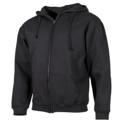 Kapuzen-Jacke, plain black