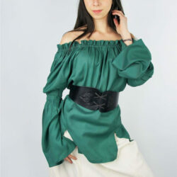 Mittelalter-Bluse "Emma", grün