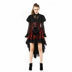 Miederrock "Gothic Queen", rot