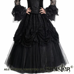 Spitzenrock "Gothic Queen" von Sinister