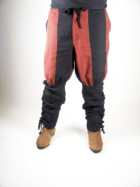 Wikingerhose, schwarz/rot – Bild 2