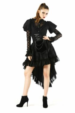 Miederrock "Gothic Queen", schwarz