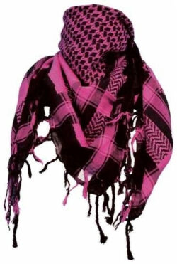 PALI-Tuch, pink/schwarz