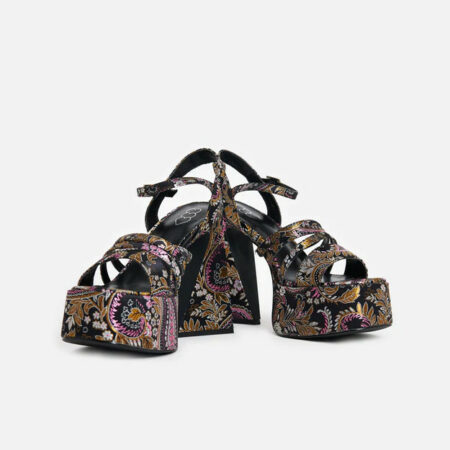 Dynasty Black Platform Heels – Bild 2