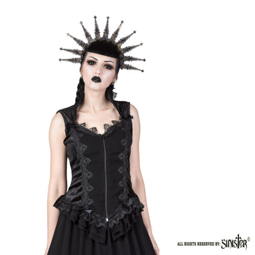 Victorian Samt-Top von Sinister