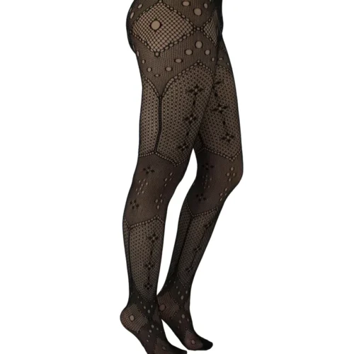 Netzstrumpfhose Spot Pattern