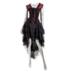 Korsett-Kleid Ophelie, rot