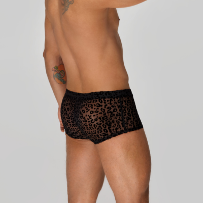 Mesh-Shorts, Leopard – Bild 2