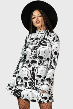 Skeleton Season Minidress von Killstar