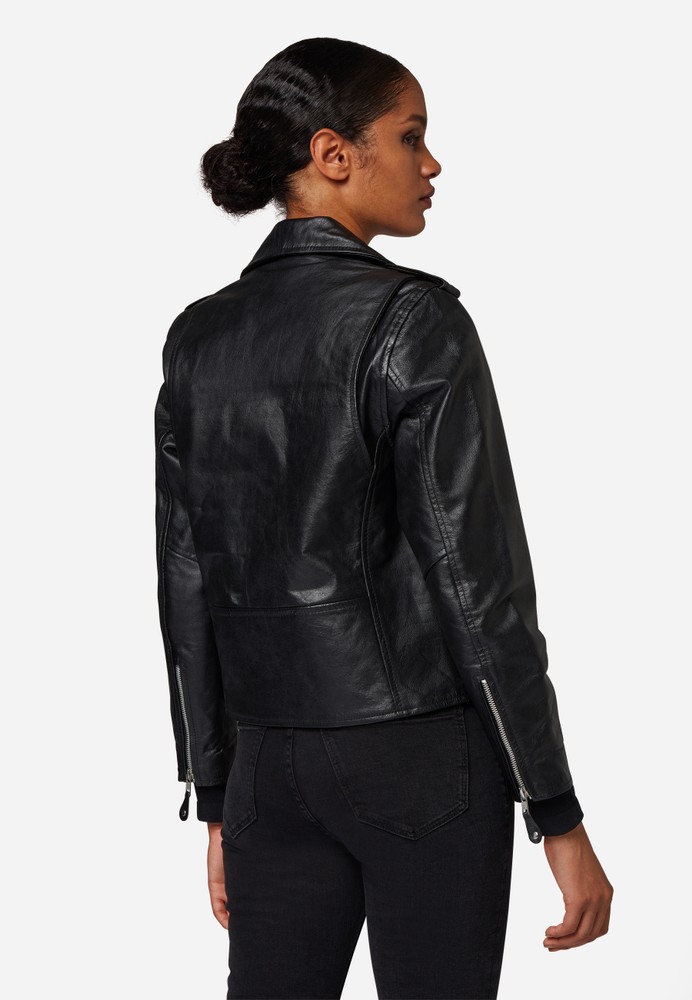 Biker-Lederjacke, Ladies – Bild 2