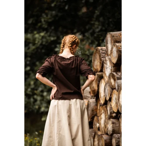 Mittelalter Kurzarm-Bluse – Bild 2