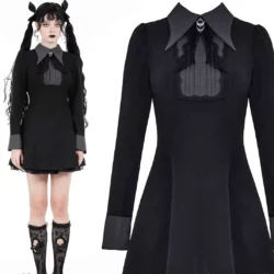 Dark Academy Minikleid