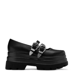 Damona Trident Ornate Buckle Mary Janes