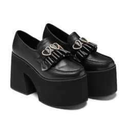 Chunky Hearts Plateau-Schuhe