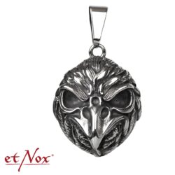 Edelstahlanhänger "Rabe"