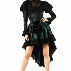 Mieder-Rock "Gothic Queen", grün