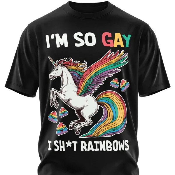 T-Shirt "I Shit Rainbows"
