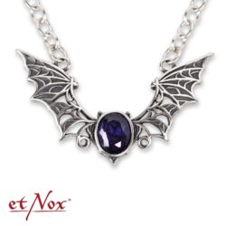 Edelstahl-Halskette "Purple Bat"