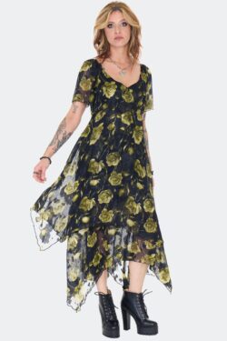 Dark Rose Midi Dress