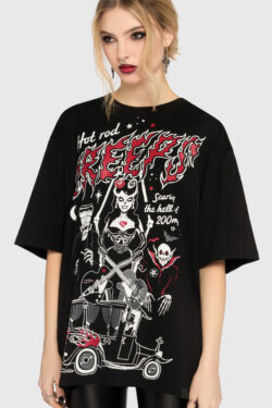 Scaring Hell Boxy T-Shirt von Killstar