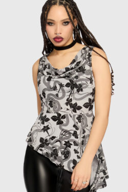 Venomous Rose Asymmetric Top von Killstar