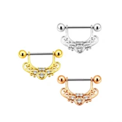 Nippelpiercing "Sweet Heart", Chirurgenstahl 316L