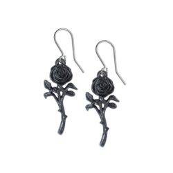 Ohrringe "Romance of the Black Rose"