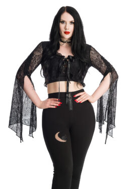 Morticia Lace Bolero