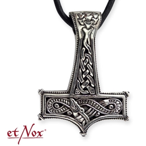 Edelstahl-Anhänger "Celtic Thors Hammer"
