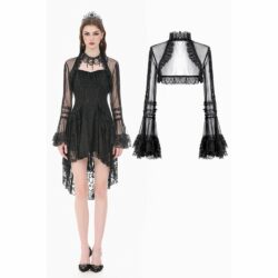 Ruffle Mesh Bolero
