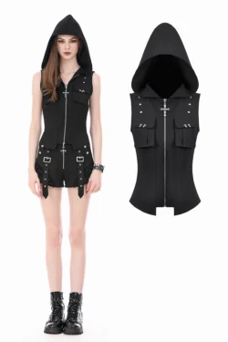 Gothic Hooded Vest