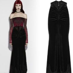 Enigma Velvet Skirt